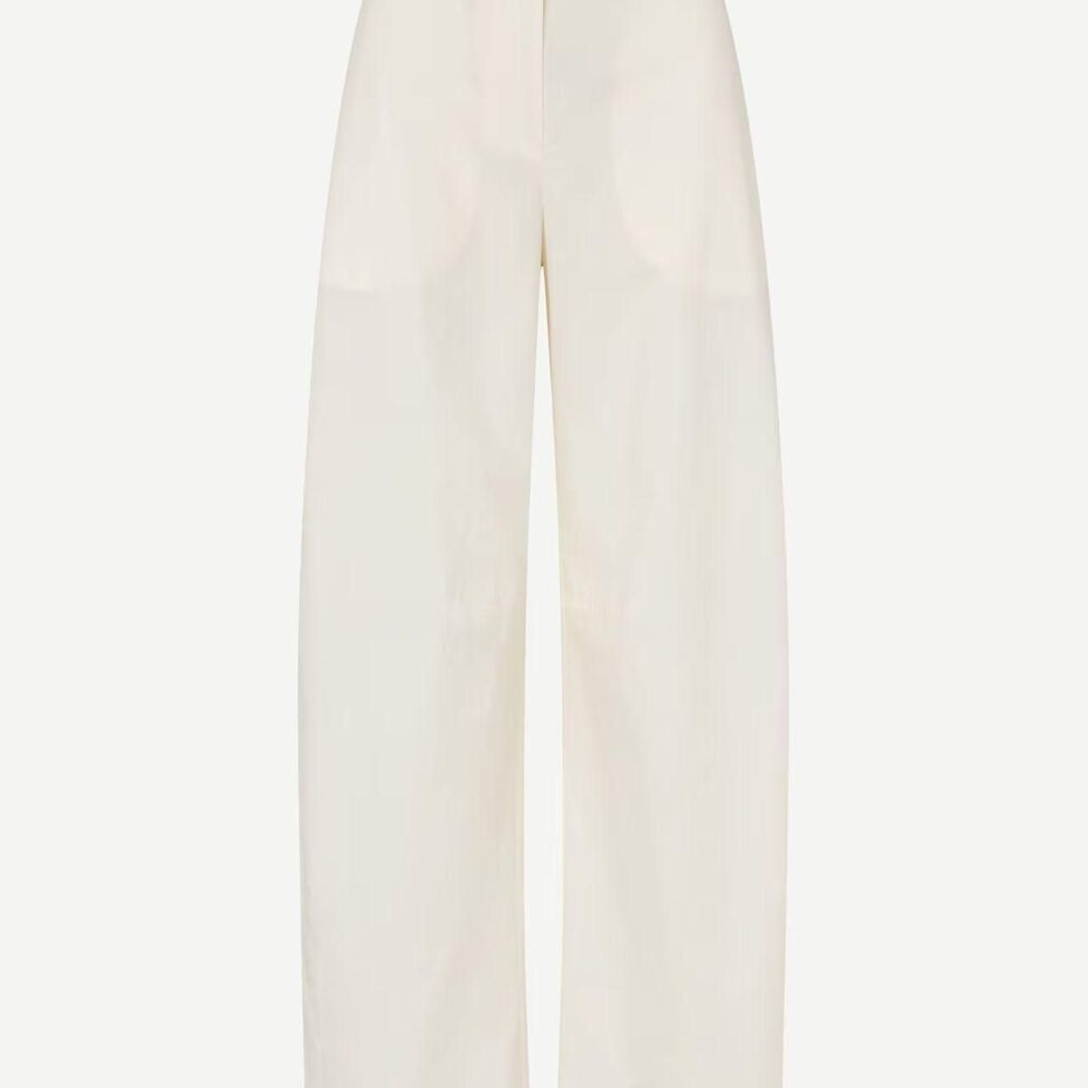 Samsoe Samsoe Women's White Trousers